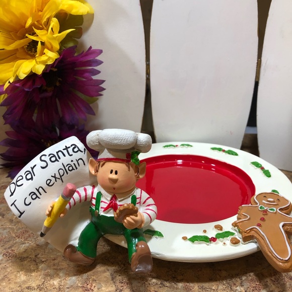 2 Retired Yankee Candle Festive Elf Jar Holder & Elf Cookie Jar Votive Holder - Picture 3 of 13